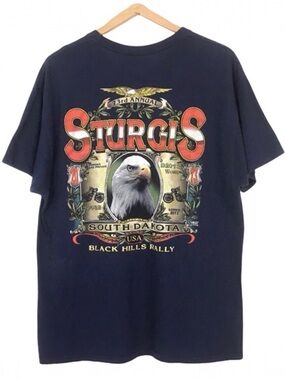 Sturgis 2013 Black Hills Motorcycle Bike Rally T-Shirt Size XL Eagle Graphic
